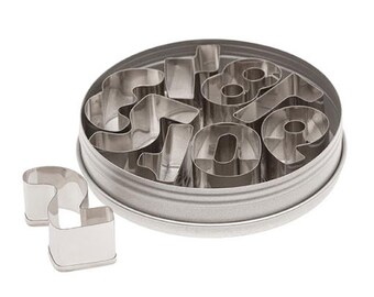Number Cookie Cutters Ateco #7802