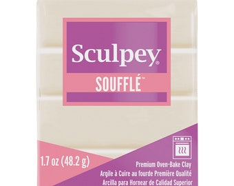 Pâte polymère Souffle Sculpey - Ivoire - 2 oz
