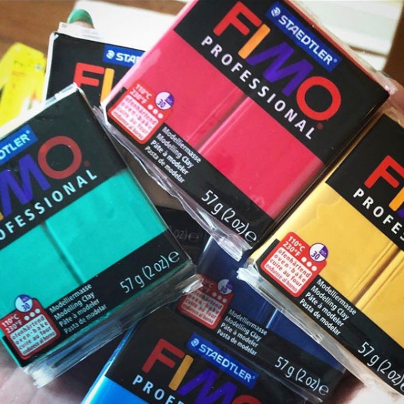 Fimo Professional Polymer Clay 210 True Magenta Etsy
