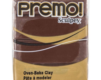5053 Premo Sculpey Polymer Clay - Burnt Umber 2 oz.