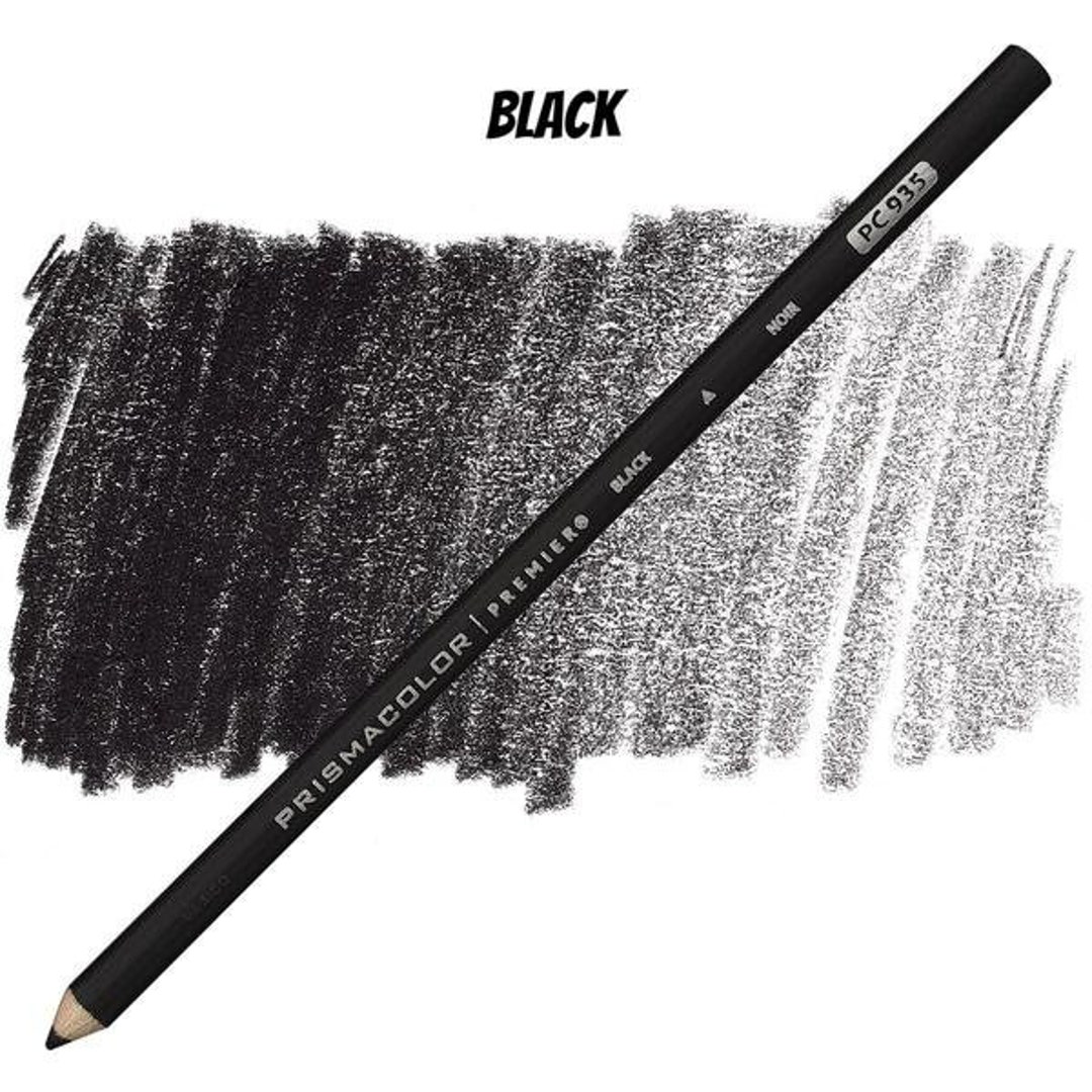 Prismacolor Colored Pencil PC935 Black - One Dozen Pencils