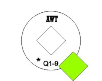ArtWay Extruder Quilting Disk Shape - Q1-9 -