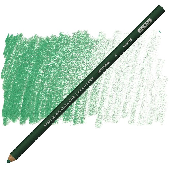Prisma Color Pencil -PC 909 Grass Green - - Etsy
