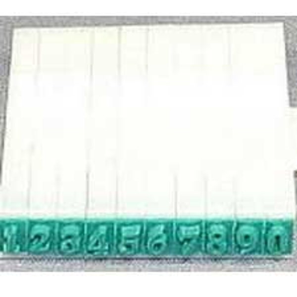 Snap Stamp 1/8 Inch Number Set