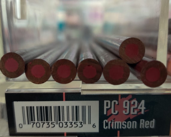 Prismacolor Premier Soft Core Colored Pencil, Crimson Red 924