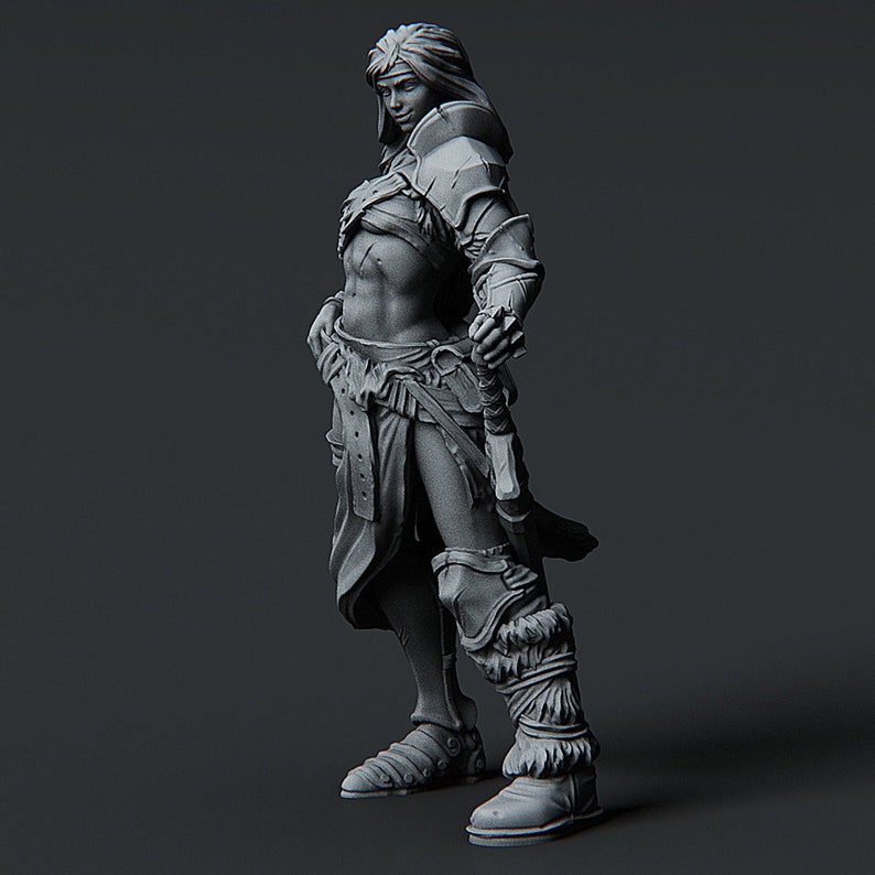 Female Barbarian 3d Printing Stl Files - Etsy