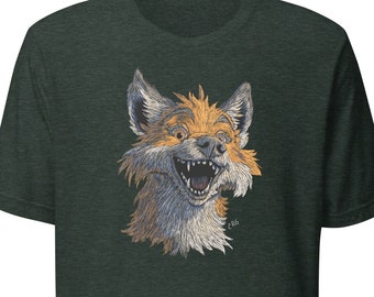 Camisa Happy Red Fox / Regalo amante del zorro rojo / Camisa amante de los animales / Camisa amante de la naturaleza / Zorros rojos