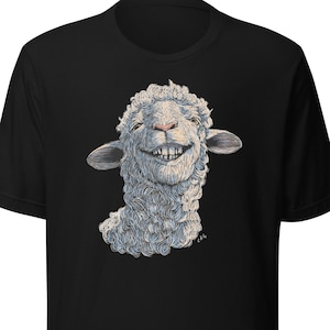 Sheep Shirt / Happy Sheep / Funny Sheep Shirt / Animal Lover Shirt / Nature Lover Shirt