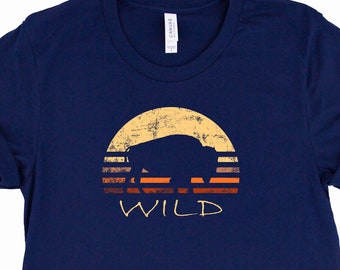 Wild American Buffalo T-Shirt  / Bison / Buffalo / Wildlife / Nature / Animals / National Park / Buffalo Shirt / Bison Shirt