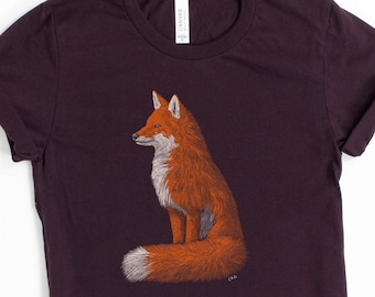 Fox Shirt  / Fox / Red Fox / Fox TShirt / Fox Tee / Fox Gift / Fox T-Shirt / Fox Clothing / Fox T Shirt / Red Fox Shirt / Fox Lover