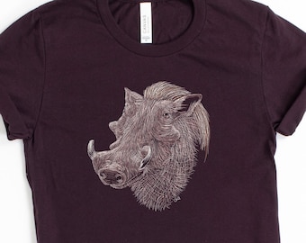 Warthog Shirt  / Warthog / Warthog T-Shirt / Warthogs / Animal Shirt / Nature Shirt / Wildlife / Warthog Tee / Warthog Lover