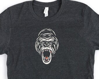 Gorilla Shirt  / Gorilla / Gorilla Gift / Gorilla T-Shirt / Gorilla TShirt / Animal Lover Shirt / Gorilla Tee / Gorilla Lover