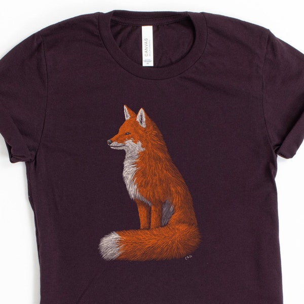 Fox Shirt  / Fox / Red Fox / Fox TShirt / Fox Tee / Fox Gift / Fox T-Shirt / Fox Clothing / Fox T Shirt / Red Fox Shirt / Fox Lover