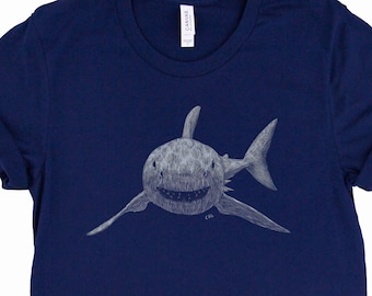 Great White Shark Shirt / Great White Shark / Shark Shirt / Sharks / Great White Shark Lover Gift / Shark Tee / Ocean Lover Shirt