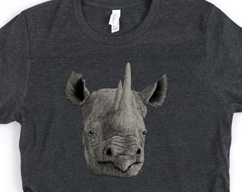 Rhino Shirt  / Rhino / Rhinoceros Shirt / Rhino Gift / Rhino T-Shirt / Rhino Tee / Rhino Lover / Rhino TShirt / Rhino Gifts