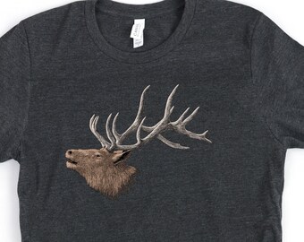 Elk Shirt  / Elk / Deer Shirt / Elk TShirt / Animal Shirt / Nature Shirt / Elks Shirt / Elks / Wildlife Shirt / National Park