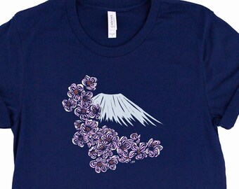 Cherry Blossom Shirt / Cherry Blossom / Cherry Blossoms / Sakura Shirt / Japan Shirt / Mount Fuji / Mt Fuji / Camiseta japonesa