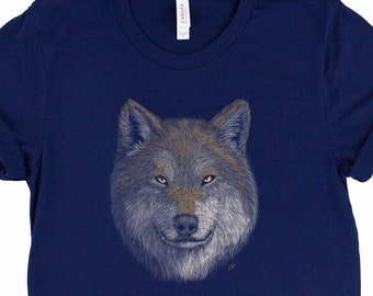 Camisa de lobo gris / Lobo gris / Camisa de lobo / Camisa de lobo gris / Lobo gris / Camiseta de lobo / Camiseta de lobo / Camiseta de lobo / Camiseta de lobo
