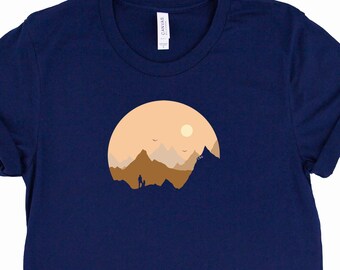 Hiking Shirt  / Hiking Dog / Hiking German Shepherd / German Shepherd / Hiking / Travel Shirt / Adventure Shirt / Nature Shirt