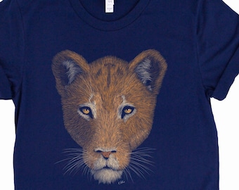 Lion Shirt / Lion T Shirt / Lioness / Lion Lover Gift / Lion TShirt / Lion Tee / African Wildlife / Lion T-Shirt / Lions Gift