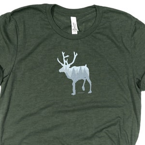 Reindeer Shirt  / Christmas Shirt / Reindeer / Nature Shirt / Christmas Reindeer / Animal Shirt / Holiday Shirt / Christmas