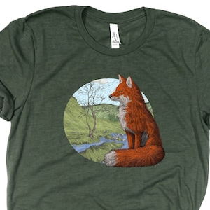 Red Fox Shirt / Red Fox / Fox Shirt / Red Fox Lover Gift / Cute Red Fox / National Park Shirt