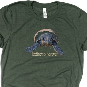 Extinct is Forever Sea Turtle Shirt / Turtle Shirt / Turtle Lover Gift / Marine Conservation / Animal Lover Shirt