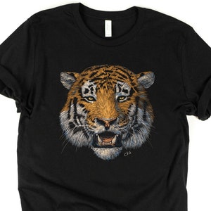 Tiger Shirt / Animal Shirt / Wildlife Lover Shirt / Animal Lover Shirt / Big Cat Shirt / Wild Cat Shirt