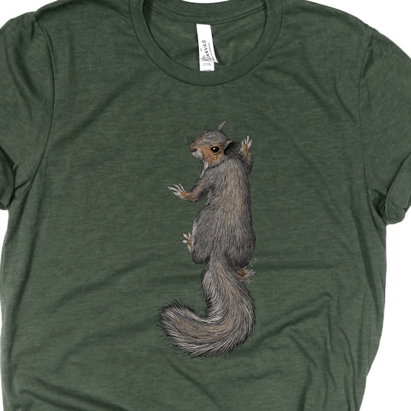 Gray Squirrel Shirt / Gray Squirrel / Grey Squirrel / Squirrel Gifts / Squirrel Lover Shirt / Squirrel T Shirt / Squirrel T-Shirt