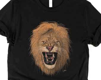 Lion Shirt / Lion / Lion Tee / Jungle Shirt / Lion Shirts / Wild Shirt / Lion Head / African Lion / Lion T Shirt / Lion T-Shirt