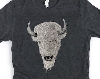 Buffalo Shirt  / Buffalo / Bison Shirt / Buffalo Gift / Buffalo Tee / Buffalo T Shirt / Buffalo T-Shirt / Wyoming Shirt