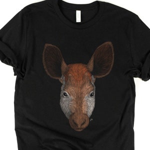 Okapi Shirt / Okapi / African Wildlife / Okapi Lover Gift / Forest Giraffe / Zebra Giraffe / African Wildlife Lover Shirt / Okapi Tee