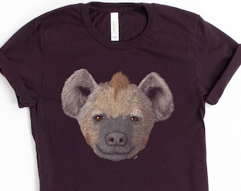 Hyena Shirt / Hyena / Spotted Hyena Shirt / Spotted Hyena / Hyena Lover Tee / Hyena Lover Gift / African Wildlife / Spotted Hyena Gift