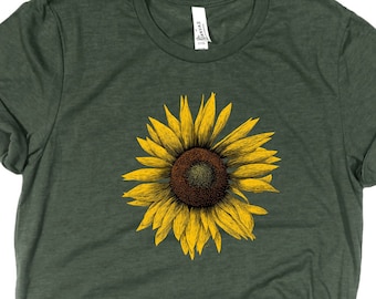 Sunflower Shirt  / Sunflower / Flower Shirt / Sunflower TShirt / Fall Shirt / Sunflower Tee / Sunflower Shirts / Sunflower T Shirt