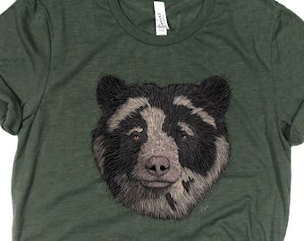 Spectacled Bear Shirt / Spectacled Bear / Andean Bear Shirt / Bear / Bear Shirt / Bear Lover Gift / Mountain Bear / Andean Short-Faced Bear