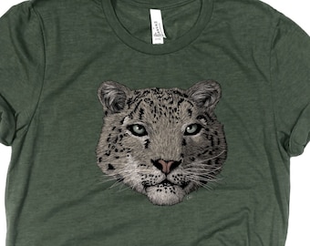 Snow Leopard Shirt / Snow Leopard / Snow Leopard T-Shirt / Snow Leopard TShirt / Snow Leopard Lover Gift / Snow Leopard Gifts