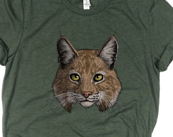 Bobcat Shirt / Bobcat / Bobcat TShirt / Bobcat T Shirt / Bobcat Lover Gift / Bobcats Shirt / Animal Lover Shirt / Lynx Shirt