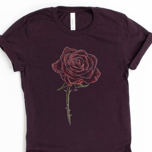 Treat ürself Rose accent shirt blouse Rose accent shirt blouse – Treat Ürself