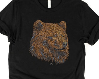 Grizzly Bear Shirt / Bear Shirt / Grizzly Bear / Nature Lover Shirt / Animal Lover Shirt / Wildlife Lover / Bear