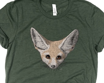 Chemise renard fennec / renard fennec / chemise renard / renard / cadeau fennec pour amoureux du renard / amoureux du renard / cadeaux renard / mignon renard fennec / t-shirt fennec renard