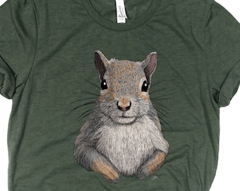 Graues Eichhörnchen Shirt / graues Eichhörnchen / Eichhörnchen / Eichhörnchen Shirt / Eichhörnchen Geschenk / graues Eichhörnchen / Eichhörnchen TShirt / Eichhörnchen T-Shirt