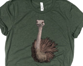 Chemise d’autruche / Autruche / Cadeau d’autruche / T-shirt d’autruche / TShirt d’autruche / Tee d’autruche / Cadeau d’amoureux de l’autruche / Faune africaine