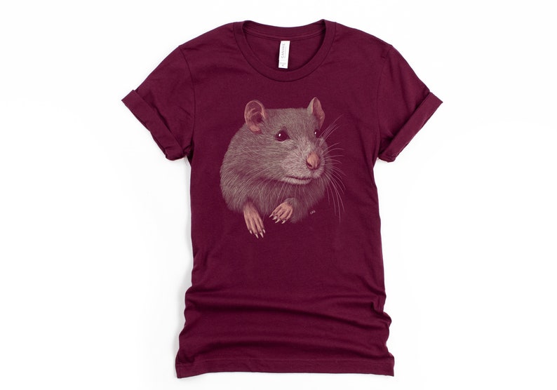 "Rat Body Language" Funny T-Shirt For Rat Lovers & Pet Owners - 100% Cotton Unisex Tee - View #6