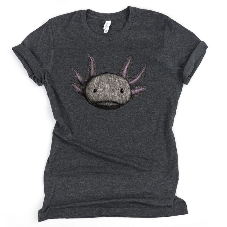 Axolotl Shirt / Axolotl / Axolotl Lover Gift / Cute Axolotl Shirt / Axolotl Gifts / Axolotls Lovers / Axolotl T-Shirt / Axolotl Tee Heather Gray