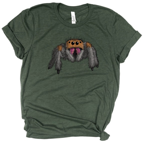 Jumping Spider T-Shirt, Cute Spider Kids Bug Catcher Shirt Jumping Spider T-Shirt, Cute Spider Kids Bug Catcher Shirt