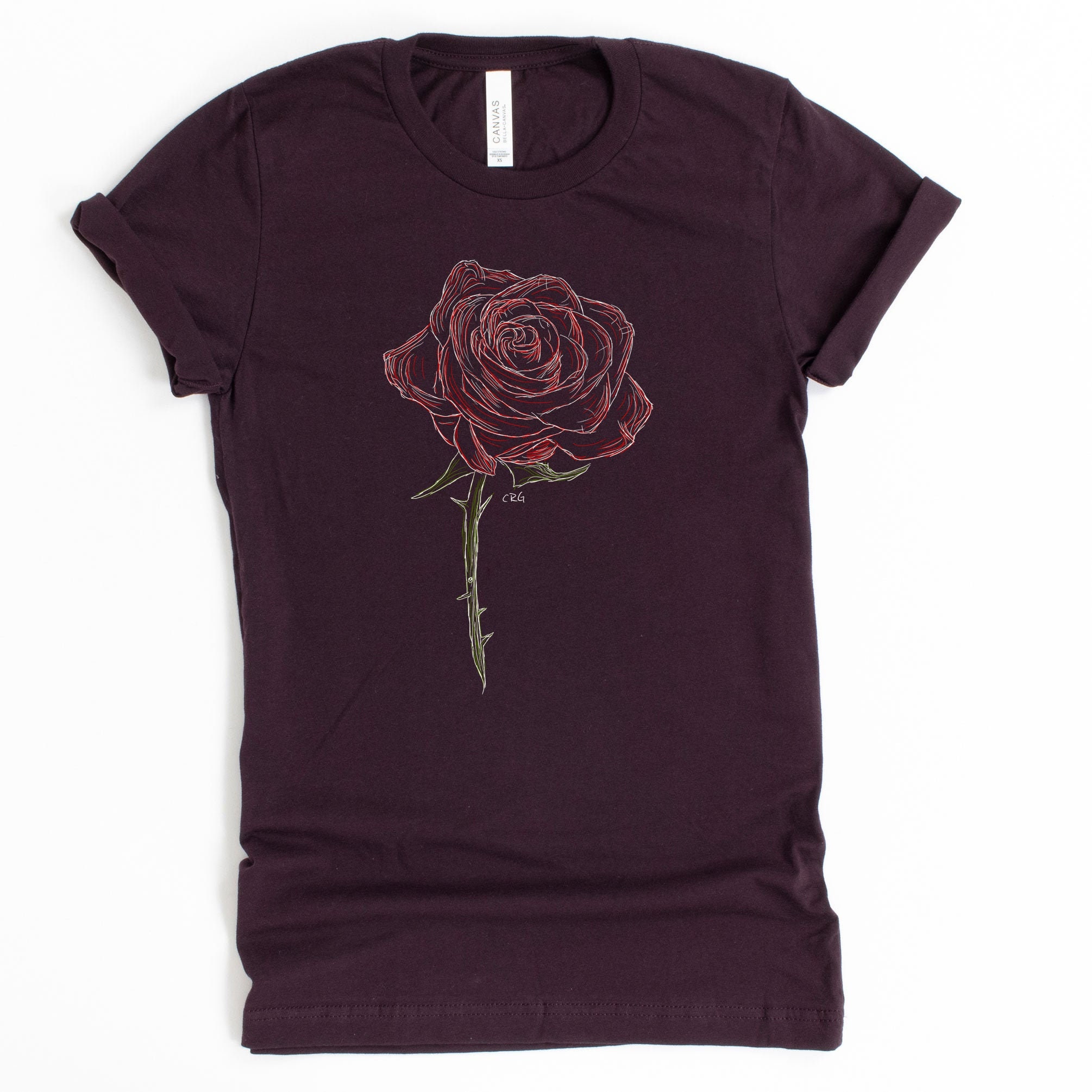 Rose Shirt / Flower Shirt / Rose / Floral Shirt / Rose
