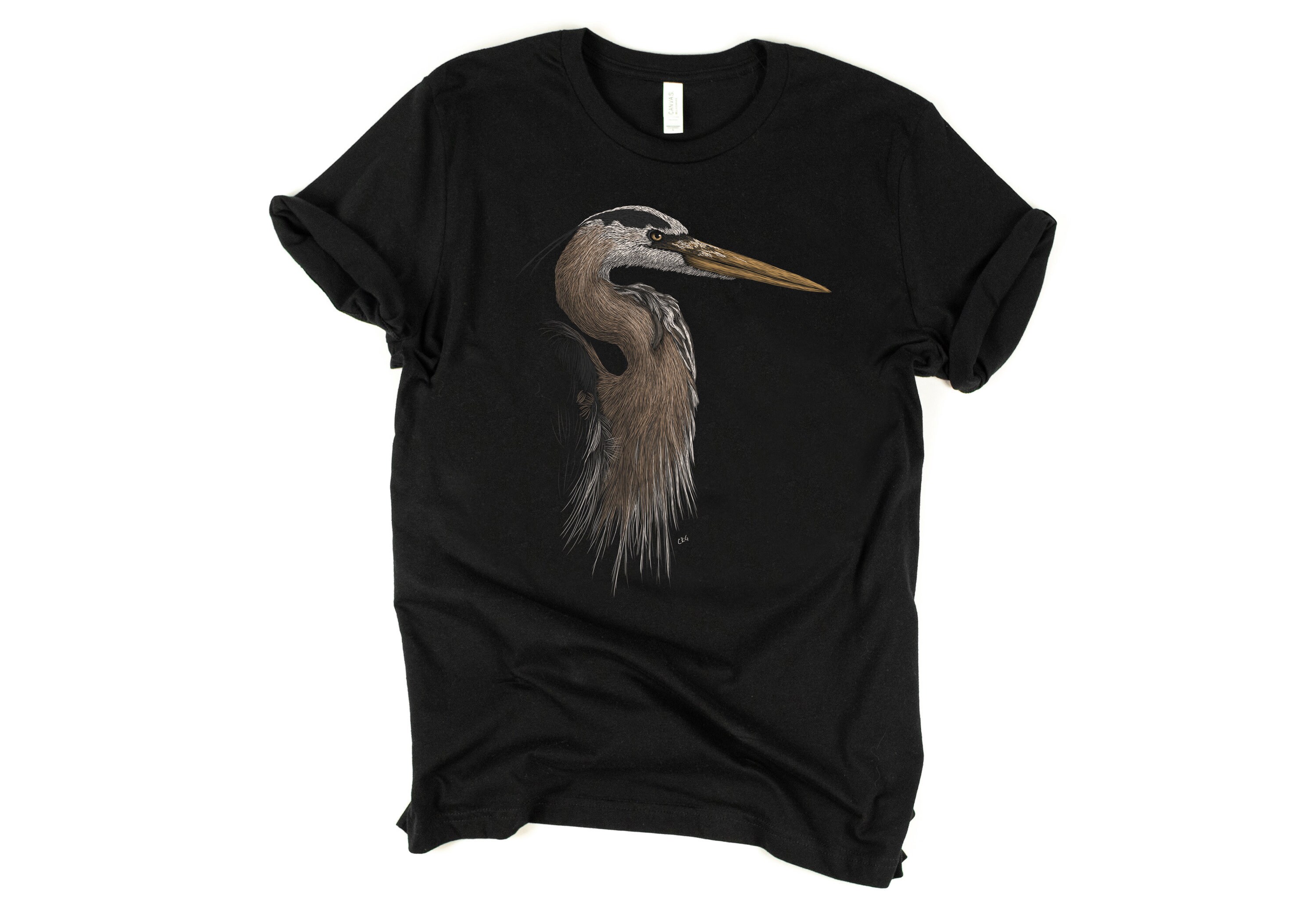 blue heron t shirt