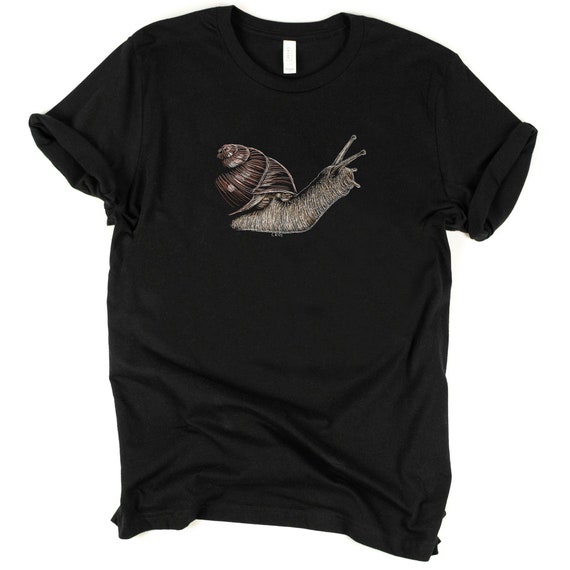 ●eessay● PRECIOUS SLOW SNAIL T - SHIRT Vintage | Retro | Snail Lover | Sluggish | Sunset Snail T