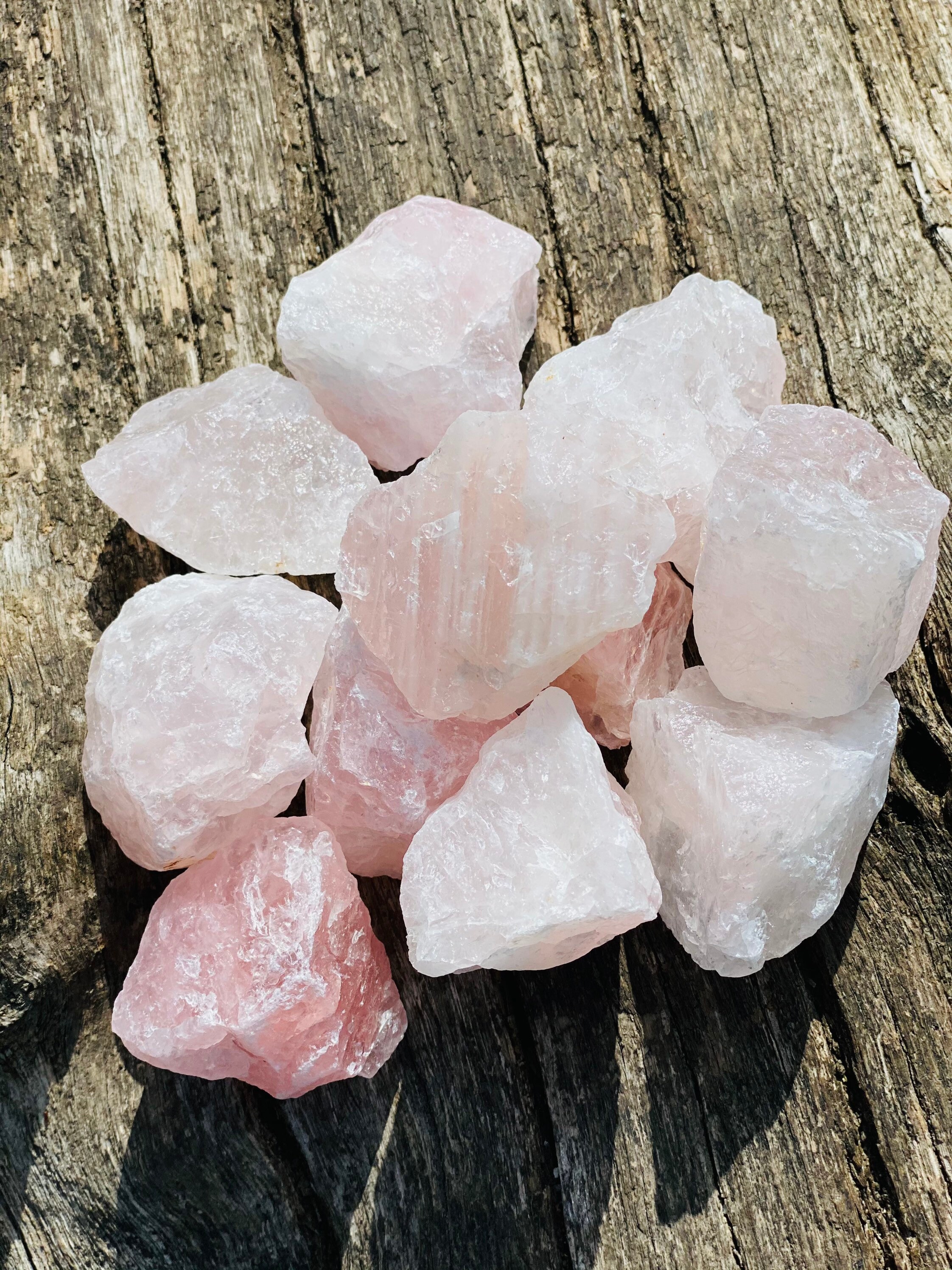 Rose Quartz Raw Crystal / Rough Rose Quartz Specimen / Raw Etsy