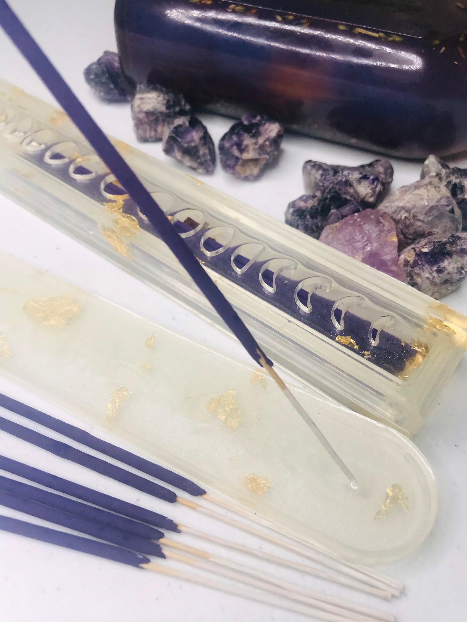 Handmade Resin Incense Burner Incense Stick Holder Etsy